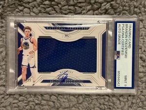 2023-24 National Treasures Brandin Podziemski Jumbo Materials PSA 9 Auto RPA RC - Bild 1 von 3