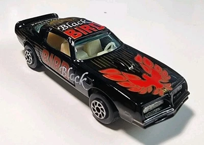 Vintage Yatming #1060 Black Bird Pontiac Firebird Trans Am 1/64 Diecast - Image 1 of 4