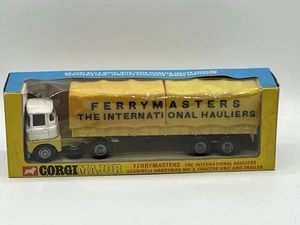 Corgi n.1147 Scammell Rimorchio Articolato Giallo/Bianco, (FERRY MASTERS). - Foto 1 di 20