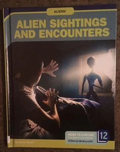 Alien Sightings and Encounters by Jenny Mason - hardcover book - Picture 1 of 1