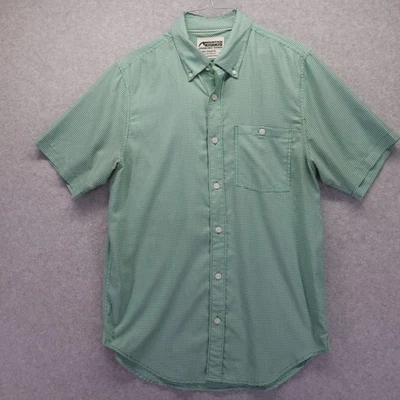 Mountain Khakis Shirt Mens Medium Classic Fit Pocket Button Gingham Short Sleeve - Image 1 of 4