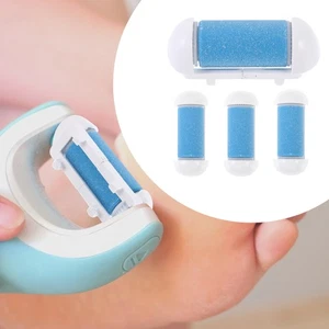 4Pcs Foot Care Replacement Roller Heads For Dead Skin Removal Blue - Picture 1 of 12