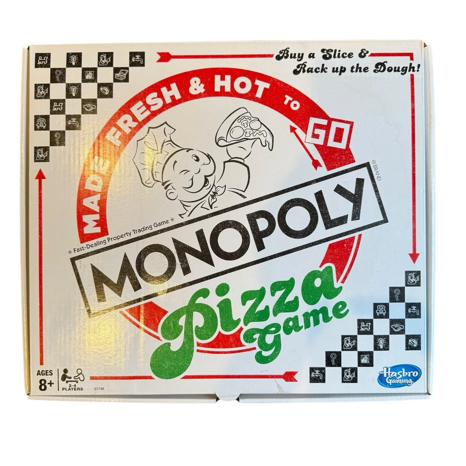 Hasbro Monopoly Pizza Game Edition Complete 2018 Rare Game Family - Image 1 of 4