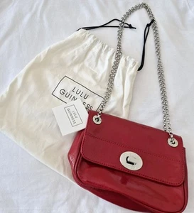 Lulu Guinness Small Red Crossbody Bag Unused With Original dust Bag and Label - Picture 1 of 1