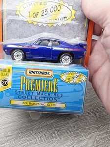 1997 Matchbox World Class Premiere Collection Series 70 GTO Blue - Picture 1 of 7