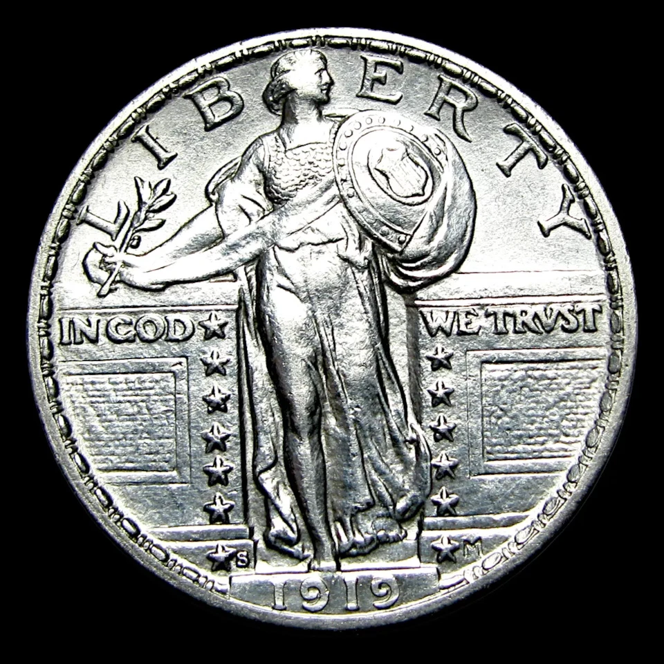 Cuarto de libertad de pie 1923-P Foto 1 de 2