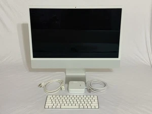 2021 Apple iMac 24" (256GB SSD, M1, 3.20GHz, 8GB, 8-Core GPU) Silver (Pre-Owned) - Bild 1 von 9