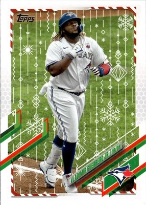 2021 Topps Holiday #HW146 Vladimir Guerrero Jr. Toronto Blue Jays - Image 1 of 2