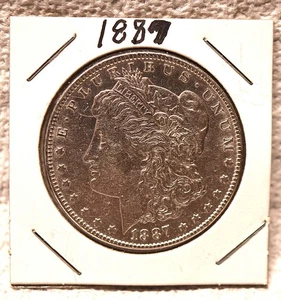 1887 MORGAN SILVER DOLLAR AUTHENTIC HI GRADE U.S. MINT COIN - Picture 1 of 2
