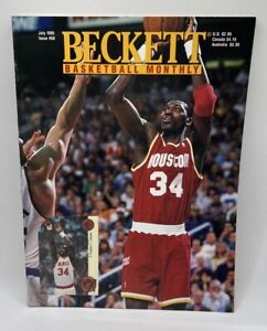Beckett Basketball Monthly July 1995 Issue #60 Hakeem Olajuwon