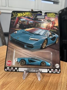 HOT WHEELS DIE CAST PREMIUM SET BOULEVARD CAR 100 LAMBORGHINI COUNTACH LPI 800-4 - Picture 1 of 3