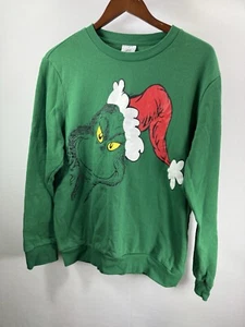 Dr. Suess The Grinch Christmas Men's Sweatshirt size Medium - Picture 1 of 4