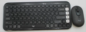 Logitech POP ICON Keys Wireless Bluetooth Keyboard – Graphite and White - Bild 1 von 8