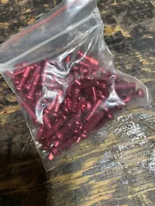 Vecchi capezzoli raggio bicicletta BMX 14G 72 pz rosso rosa - Foto 1 di 1