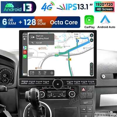 Für VW T5 Multivan Transpo Android14 Carplay DAB+ Autoradio GPS Navi WIFI 128GB - Bild 1 von 4