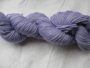 100gm Cashmere Silk Merino Wool 8ply Knitting Handdyed Yarn Lavender Lilac 225m - Picture 1 of 6