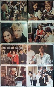 THE WAY WE WERE, LOBBY CARDS SET, BARBRA STREISAND, ROBERT REDFORD, f19384