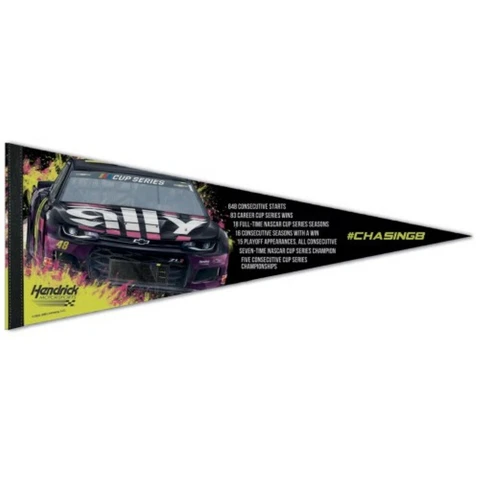 JIMMIE JOHNSON #48 ALLY #CHASING8 12"X30" PREMIUM PENNANT WINCRAFT 👀🔥 Cover