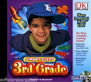 SMART STEPS 3RD GRADE MORE LEARNING,MORE FUN 385 SUPER-FUN ACTIVITIES!SHIPS FREE - Picture 1 of 2