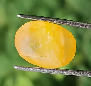Natural Golden Yellow Beryl 20Ct Certified Oval Cut Loose Gemstone For Ring 4OUF - Picture 1 of 12