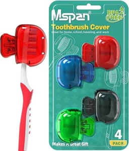 Mspan Electric Toothbrush Head Cover Sonic Toothbrush Cap Travel Protector Brush - Picture 1 of 6