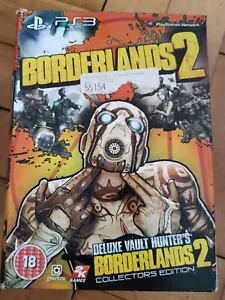 BORDERLANDS 2 DELUXE VAULT HUNTER’S UK COLLECTORS EDITION PS3 preowned - Picture 1 of 12