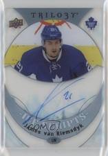 2015-16 Upper Deck Trilogy Ice Scripts James van Riemsdyk #IS-JR Auto