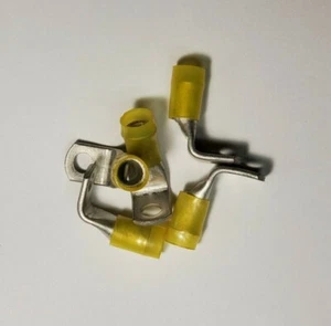 Burndy YAEV4C-RS (MS25036-123) rechtwinklige Lug, 4 AWG 1/4" Bolzengröße, 5 Stück - Bild 1 von 1