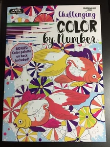 KAPPA ADULT ACTIVITY CHALLENGING COLOR BY NUMBER BOOK, NEW COLOR PALETTE ON BACK - Imagen 1 de 2
