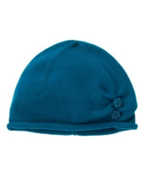 GYMBOREE FOREST FRIENDS AZUL BOTÓN ACANALADO SUÉTER GORRO SOMBRERO 0 3 6 12 18 24 NUEVO CON ETIQUETAS Foto 1 de 1