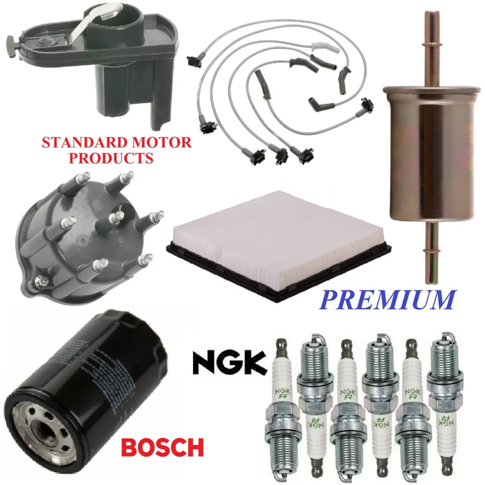 Tune Up Kit Filters Wirre Plugs For FORD THUNDERBIRD V6 3.8L; LX - W/CALIF 94-95 - Image 1 of 1