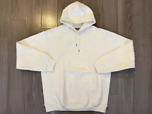Dior Oblique Relaxed Fit Hooded Sweatshirt hoodie off white sz L - Picture 1 of 3