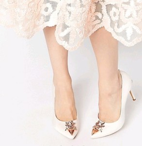 ted baker white heels