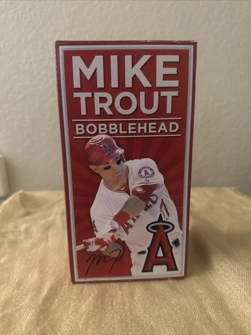 Mike Trout Bobblehead 2012 Wall Catch Angels Baseball Rookie Of The Year Cover