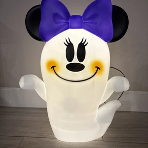 Disney Minnie Mouse Ghost Blow Mold Halloween Decor LED 2025 24 Inches - Picture 1 of 10