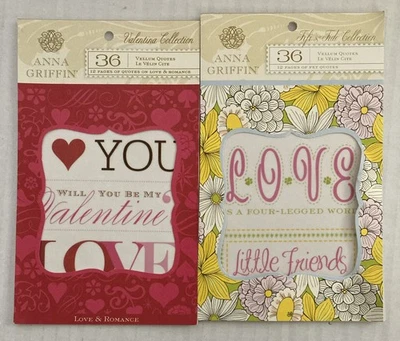 Anna Griffin Vellum Quotes- Pets & Love & Romance - Image 1 of 4