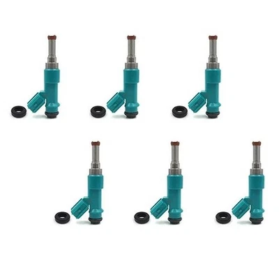Set of 6 Denso Fuel Injectors Fit Toyota Sienna 3.5L V6 2012 2013 2014 2015 2016 Foto 1 de 4