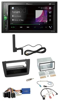 Pioneer MP3 DAB Lenkrad 2DIN Bluetooth Autoradio für Alfa Romeo Mito ISO 955 13- - Bild 1 von 4