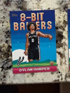 2025-26 Topps NBA 8-BIT BALLERS INSERT CARD SPURS DYLAN HARPER #8B-32 - Bild 1 von 1