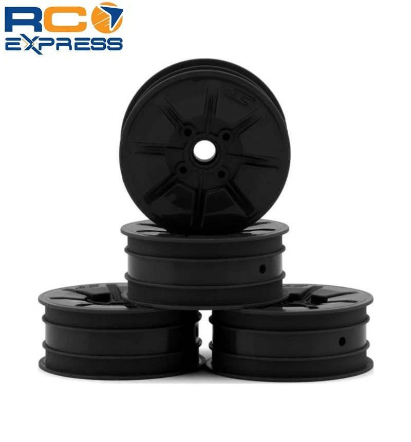 JConcepts RC10 Pioneer 2.2 Bearing Front Wheels (Black) (4) JCO3463B - Image 1 of 1