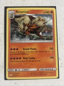 Pokemon Card Arcanine Unbroken Bonds Cosmo Holo Rare 22/214 Promo - Picture 1 of 2