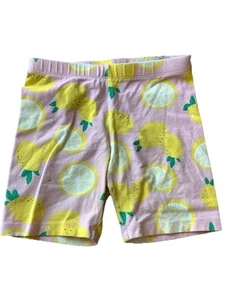 Wonder Nation Youth Girls Size M Medium 7 8 Lemon Fruit Print Cotton Shorts GUC - Picture 1 of 9