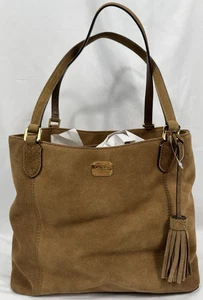 NWOT Ralph Lauren Brown Suede Tote - Picture 1 of 12
