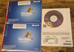 MICROSOFT WINDOWS XP PROFESSIONAL 32Bit w/SP2 + License 🔑  *Sealed New* - Picture 1 of 3