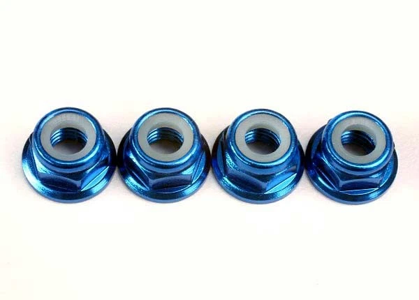 Traxxas 5mm Aluminum Flanged Wheel Nuts 4147X - Image 1 of 1