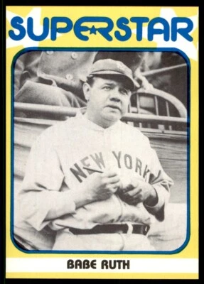1980 TCMA SUPERSTARS - #41 BABE RUTH NEW YORK YANKEES - Image 1 of 2