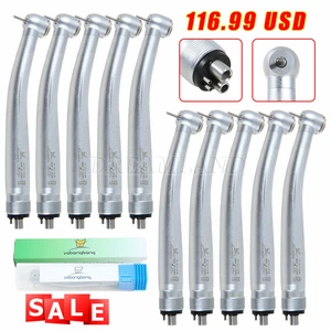 10x Yabangbang manipolo dentale ad alta velocità pulsante 4 fori turbina adatto NSK US - Foto 1 di 12