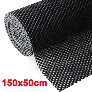 Non Slip Mat Grip Roll Rubber Matting Material Car Dashboard Liner Tray 150x50cm - Picture 1 of 10