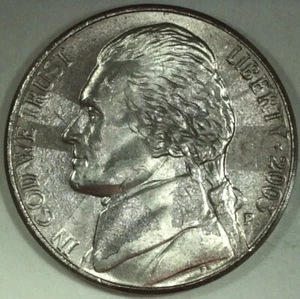 2003-P Jefferson Nickel Struck Through Grease Obv/Rev - Picture 1 of 7