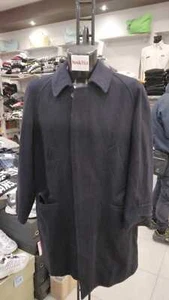 CAPPOTTO LES COPAINS Uomo Man Misto Cashemere Blu VINTAGE tg 50 MON1473LZ - Picture 1 of 7